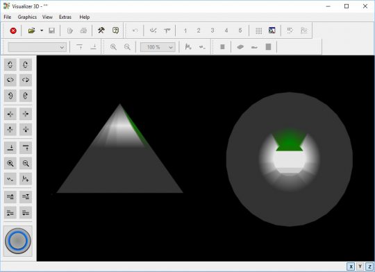 OKM Fusion - Live Scan (Ultrasound) Dans cette vue spÃ©ciale du mode de fonctionnement Live Scan, vous pouvez voir une image ultrasonore symbolisÃ©e des objets cachÃ©s.